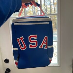 USA Blue Insulated KANGA Cooler Bag